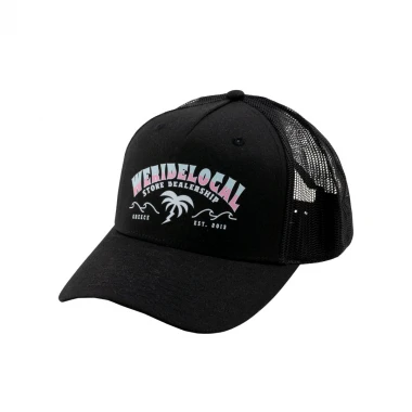 WE RIDE LOCAL SWELL TRUCKER CAP BLACK/BLACK