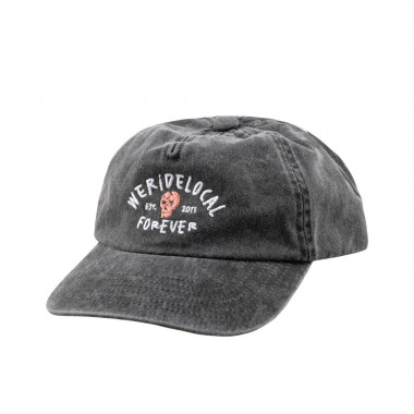 WE RIDE LOCAL FOREVER DAD CAP PIGMENT BLACK