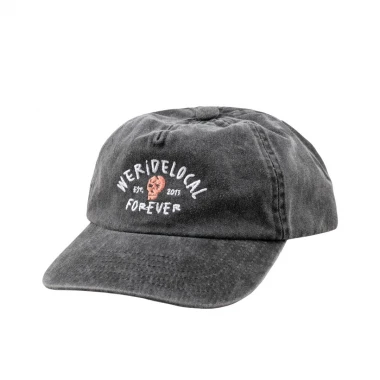 WE RIDE LOCAL FOREVER DAD CAP PIGMENT BLACK
