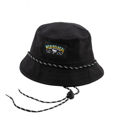 WE RIDE LOCAL KIDS BUCKET HAT SWELL BLACK