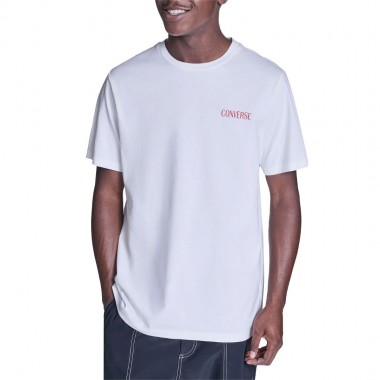 CONVERSE HOTDOG DUDE TEE WHITE-WHITE 10A