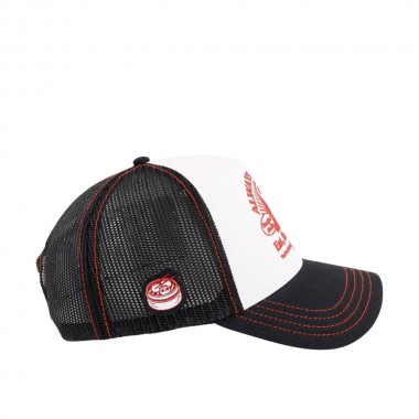 CAPSLAB X KUNG FU PANDA ADJ TRUCKER CAP WHITE