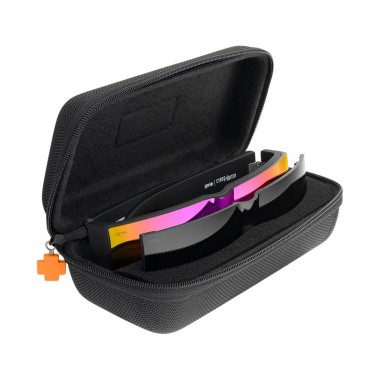 SPY CYRUS SWITCH SUNGLASSES MT BLACK/HG GREEN & HGG PINK MIRROR