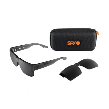 SPY CYRUS SWITCH SUNGLASSES TRANSLUCENT/HP GRAY & GUNMETAL MIRR
