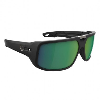 SPY MAINLINE SUNGLASSES MT BLACK/HAPPY BRONZE GREEN MIRROR