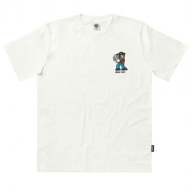THE DUDES BEAR FOOT CLASSIC T-SHIRT STANDARD OFF-WHITE