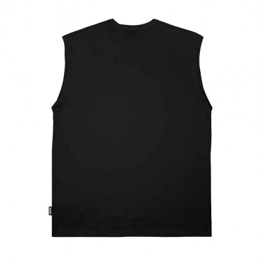 THE DUDES SOUP DRINKING CLASSIC TANK TOP BLACK