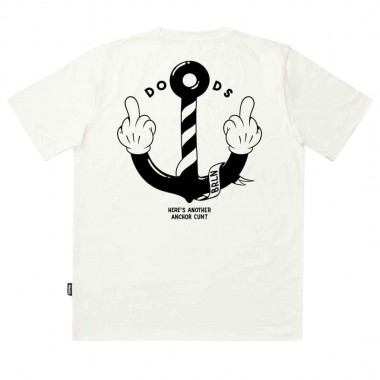 THE DUDES ANCHOR CLASSIC T-SHIRT OFF-WHITE