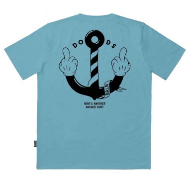 THE DUDES ANCHOR CLASSIC T-SHIRT MILKY BLUE