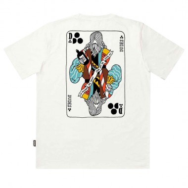THE DUDES KING CLASSIC T-SHIRT PREMIUM OFF-WHITE