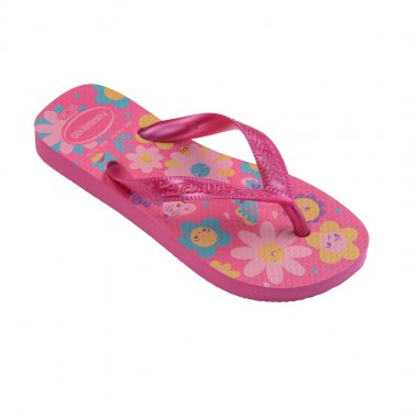 HAVAIANAS FLORES KIDS SANDALS PINK FLUX/PINK GUM