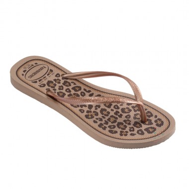 HAVAIANAS ANIMALS W SLIM SANDALS ROSE GOLD