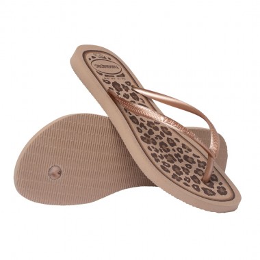 HAVAIANAS ANIMALS W SLIM SANDALS ROSE GOLD