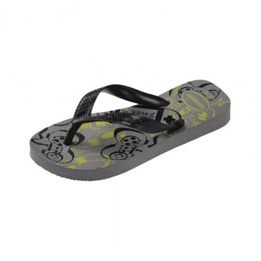 HAVAIANAS ATHLETIC KIDS SANDALS GREY STEEL