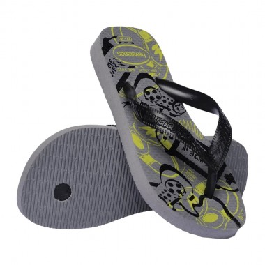 HAVAIANAS ATHLETIC KIDS SANDALS GREY STEEL