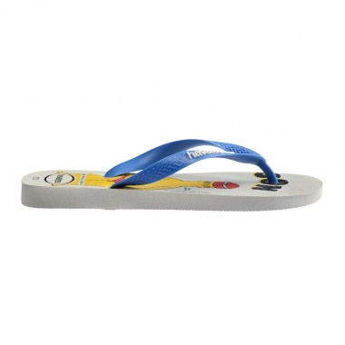 HAVAIANAS SIMPSONS SANDALS WHITE/BLUE