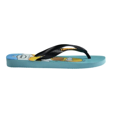 HAVAIANAS SIMPSONS SANDALS TRADITIONAL BLUE/ BLACK