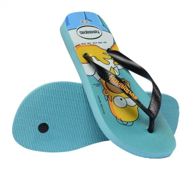 HAVAIANAS SIMPSONS SANDALS TRADITIONAL BLUE/ BLACK