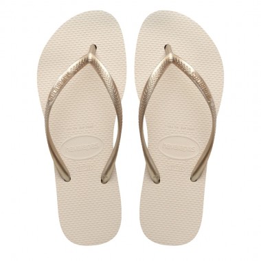 HAVAIANAS SLIM FLATFORM W SANDALS BEIGE