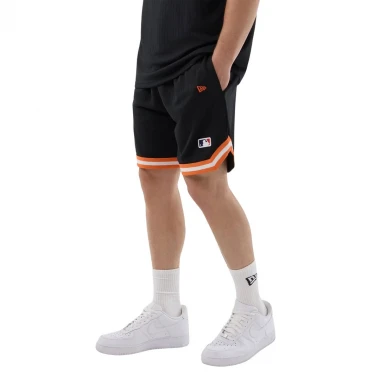 NEW ERA MLB NEW YORK METS ARCH OS SHORTS BLACK
