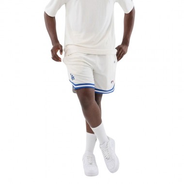 NEW ERA MLB LA DODGERS ARCH OS SHORTS OPEN WHITE