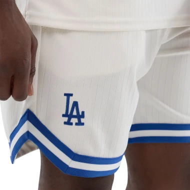 NEW ERA MLB LA DODGERS ARCH OS SHORTS OPEN WHITE