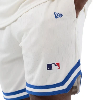 NEW ERA MLB LA DODGERS ARCH OS SHORTS OPEN WHITE