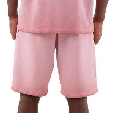 NEW ERA MLB NEW YORK YANKEES WASHED LOGO SHORTS PASTEL PINK