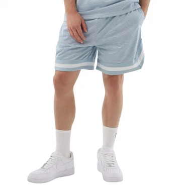 NEW ERA MESH OS SHORTS PASTEL BLUE