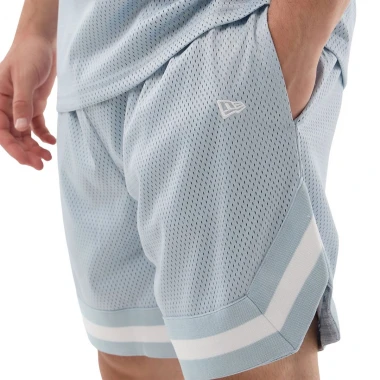 NEW ERA MESH OS SHORTS PASTEL BLUE