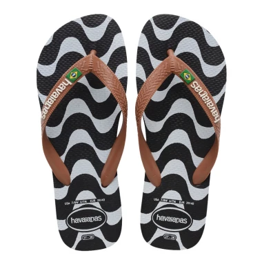 HAVAIANAS TOP COPACABANA SANDALS BLACK