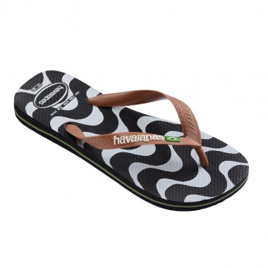 HAVAIANAS TOP COPACABANA SANDALS BLACK