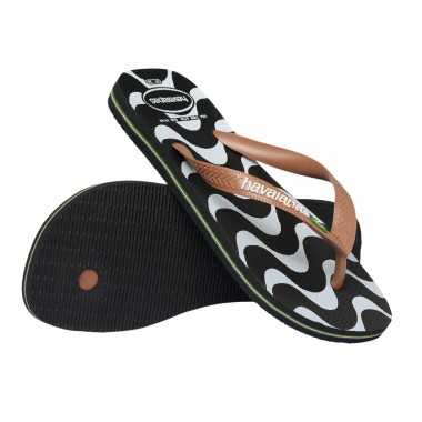HAVAIANAS TOP COPACABANA SANDALS BLACK