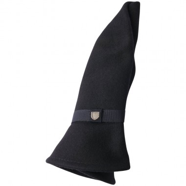 BRIXTON MESSER FEDORA PACKABLE HAT BLACK/BLACK