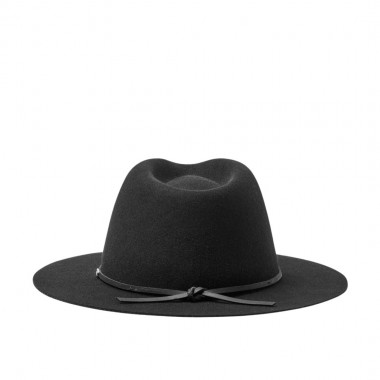 BRIXTON WESLEY FEDORA HAT BLACK