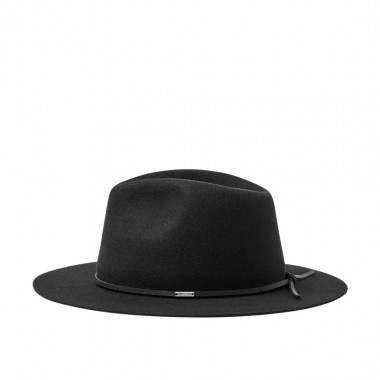 BRIXTON WESLEY FEDORA HAT BLACK