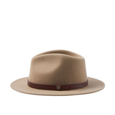 BRIXTON MESSER FEDORA HAT SAND
