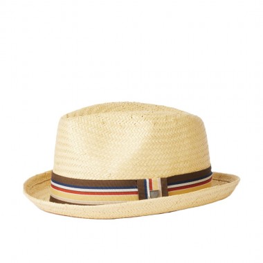 BRIXTON CASTOR FEDORA HAT TAN