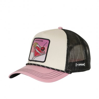 CAPSLAB COSMOPOLITAN PREMIUM TRUCKER CAP BEIGE