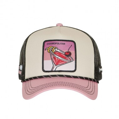 CAPSLAB COSMOPOLITAN PREMIUM TRUCKER CAP BEIGE