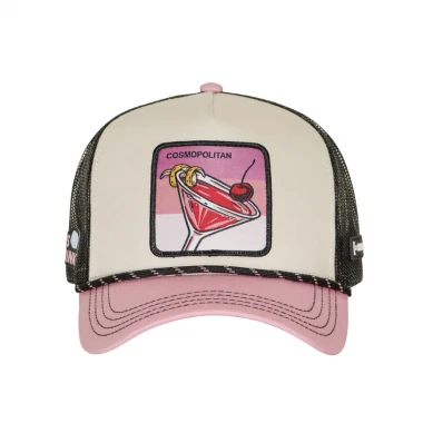 CAPSLAB COSMOPOLITAN PREMIUM TRUCKER CAP BEIGE