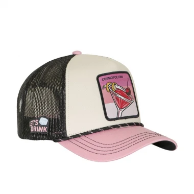 CAPSLAB COSMOPOLITAN PREMIUM TRUCKER CAP BEIGE