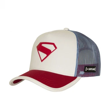 CAPSLAB X DC COMICS TRUCKER CAP WHITE
