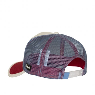 CAPSLAB X DC COMICS TRUCKER CAP WHITE