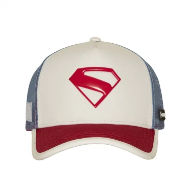 CAPSLAB X DC COMICS TRUCKER CAP WHITE