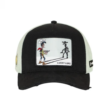CAPSLAB X LUCKY LUKE TRUCKER CAP BLACK