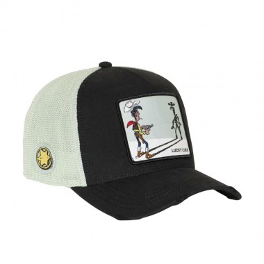 CAPSLAB X LUCKY LUKE TRUCKER CAP BLACK