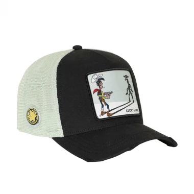 CAPSLAB X LUCKY LUKE TRUCKER CAP BLACK