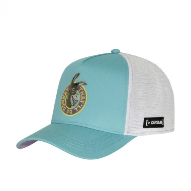 CAPSLAB X SHREK TRUCKER CAP BLUE