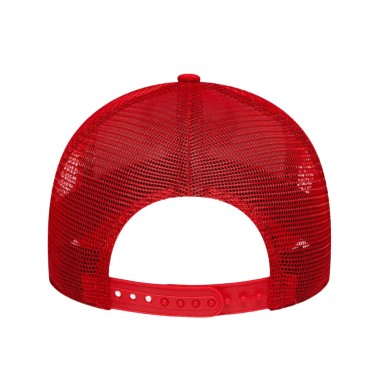 NEW ERA NBA CHICAGO BULLS SIDE PATCH TRUCKER CAP RED